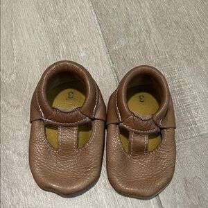 Classic Brown Kids Moccasins